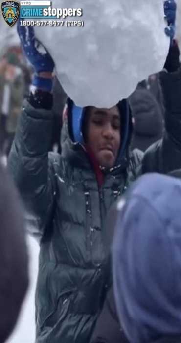 Suspect in Washington Square Park snowball attack on cops