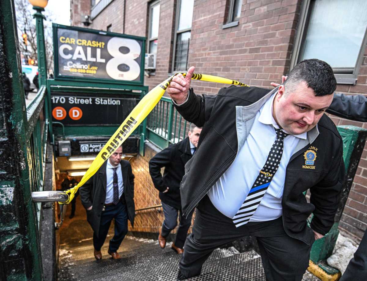 NYPD members respond to shooting in February 2026