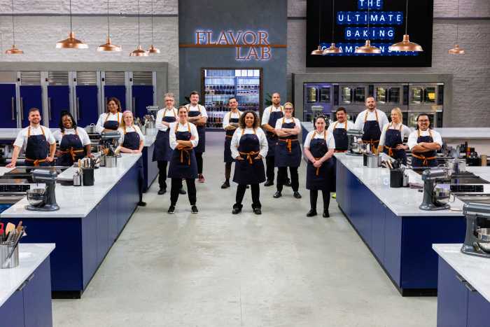 the cast of Food Network's The Ultimate Baking Championship