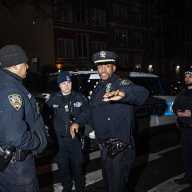 Bronx stabbing suspect bashes cop's head with blunt object during arrest attempt at subway station: NYPD 4 cops in bronx search for stabbing suspect who attacked officer